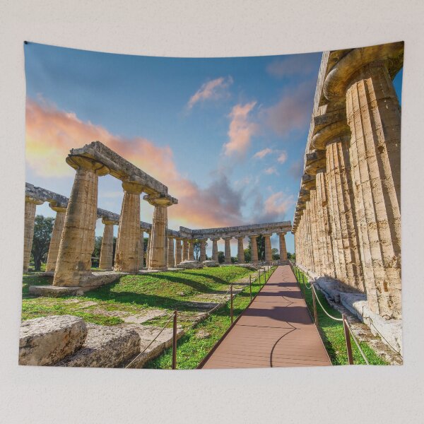 Item preview, Ancient Greek Temple of Hera in Paestum, Italy designed and sold by mitzobs.