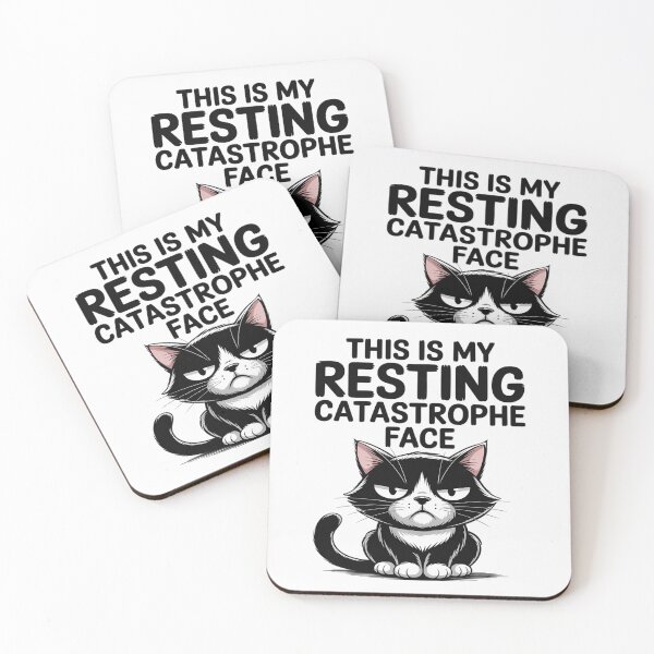 Item preview, Resting Catastrophe Face Funny Anxiety Overload Mood designed and sold by Shannon Bosley.