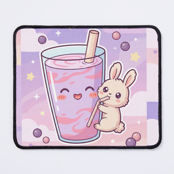 Item preview, Happy Smiling Bubble Tea - Powered by Boba designed and sold by NonditStudio.