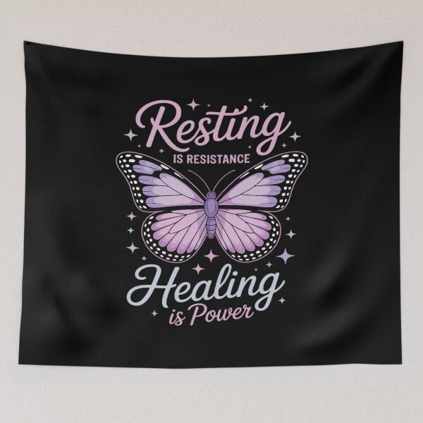 Item preview, Resting Is Resistance. Healing Is Power designed and sold by Shannon Bosley.