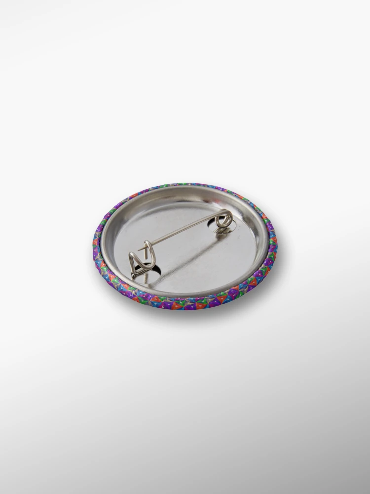 Thumbnail 2 of 3, Pin, Dynamic Interlocking Triangle Geometric Pattern designed and sold by Snout & Shout..