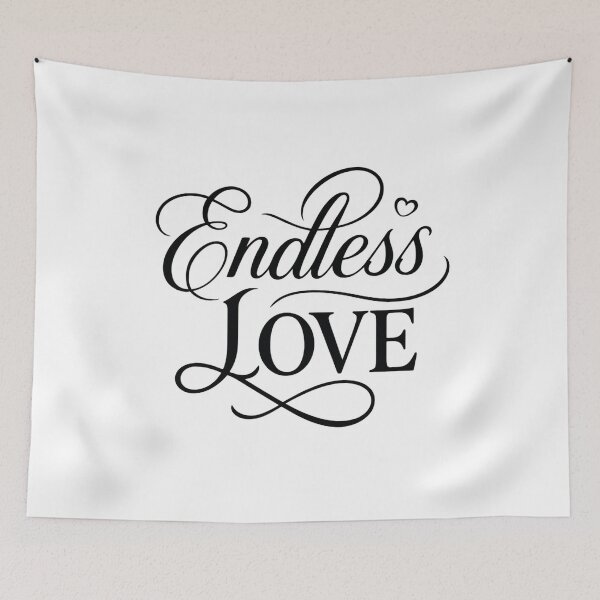 Item preview, Endless Love - Elegant Valentine Typography Design designed and sold by MKreative Studio.