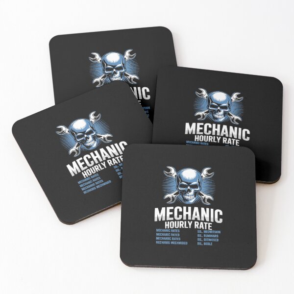 Item preview, Mechanic Hourly Rate Skull  designed and sold by PowAcademy.