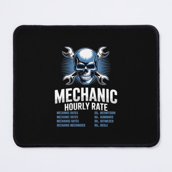 Item preview, Mechanic Hourly Rate Skull  designed and sold by PowAcademy.