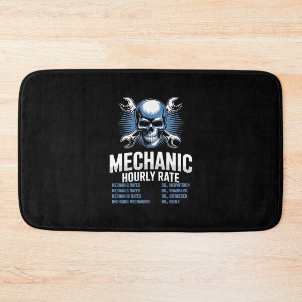 Item preview, Mechanic Hourly Rate Skull  designed and sold by PowAcademy.