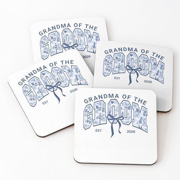 Item preview, Grandma Of The Groom 2026 Blue Coquette Bow Matching Bridal Shower designed and sold by jakaun.