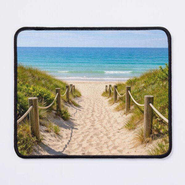Item preview, Serene Beach Path Through Coastal Dunes designed and sold by Myra365Art.
