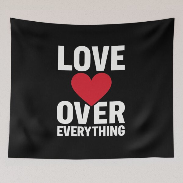 Item preview, Love Over Everything - Bold Urban Valentine Design designed and sold by MKreative Studio.