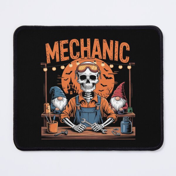 Item preview, Mechanic Job Costume Skeleton Horror Gnomes Halloween Moon designed and sold by MythWoot.