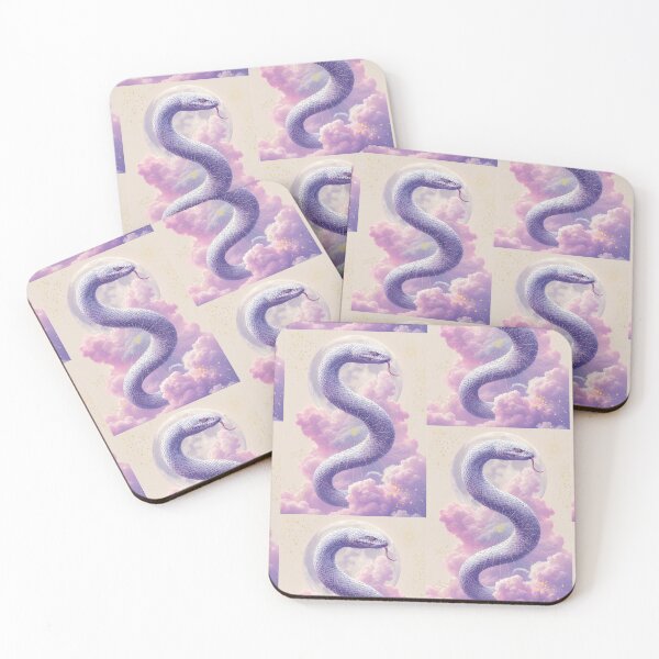 Item preview, Celestial Serpent snake medicine COSMIC CLOUDS designed and sold by Art by Kristie.