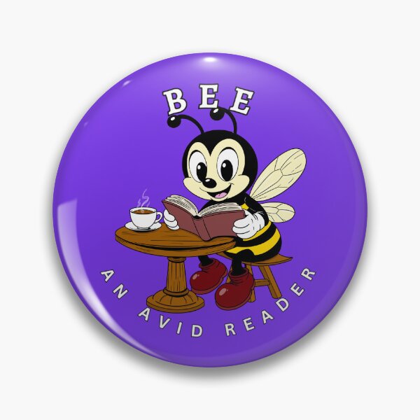 Item preview, Bee An Avid Reader designed and sold by Kate Miller Illustrator.
