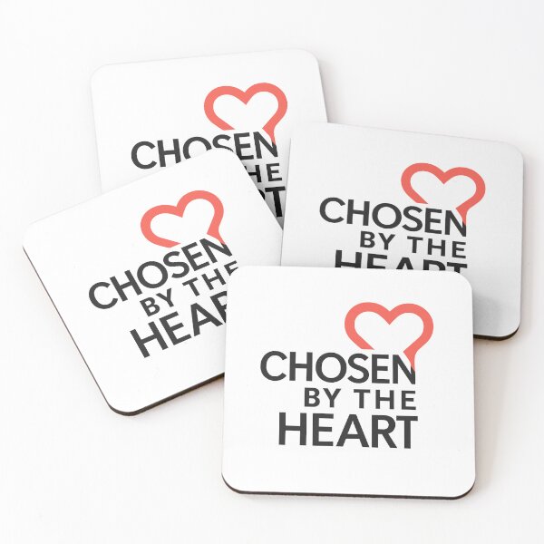 Item preview, Chosen by the Heart - Modern Valentine Typography Design designed and sold by MKreative Studio.