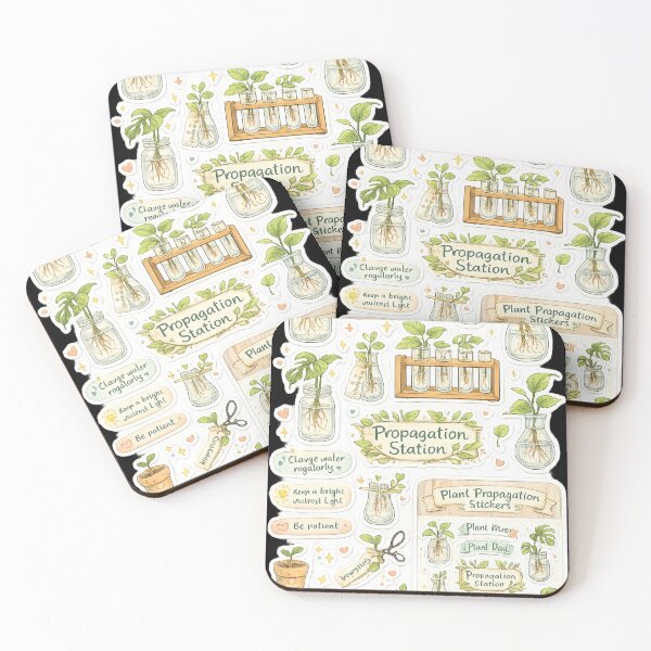 Item preview, Plant Mom Dad Propagation Station Cute Sticker Pack & Shirt designed and sold by goodcrystals.