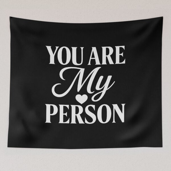Item preview, You Are My Person - Romantic Valentine Typography Design designed and sold by MKreative Studio.