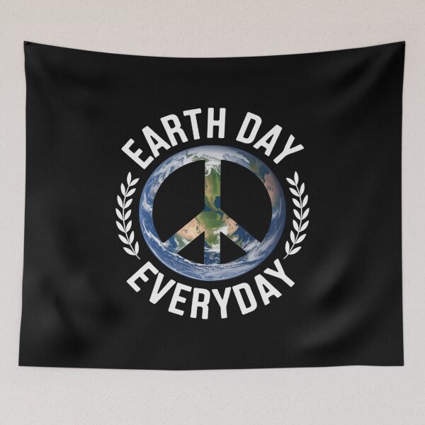 Item preview, Earth Day Everyday - World Global Peace on Earth designed and sold by KonopikaaArt.