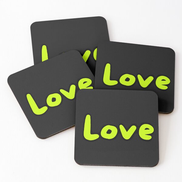 Item preview, love in vividyellowgreen bold, simple classic t-shirts and more designed and sold by Amylilylove.