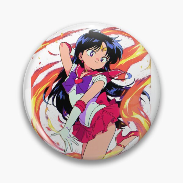Item preview, Sailor Mars – 90s Retro Anime Style designed and sold by Chibis&Co.