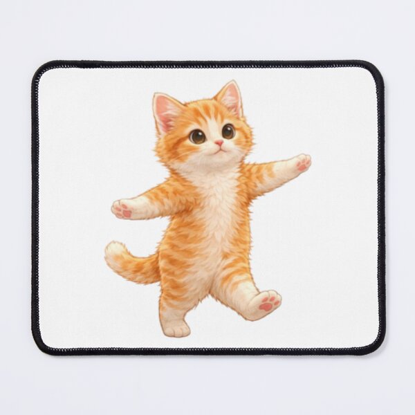Item preview, Orange Cat Balancing on Two Legs designed and sold by Miryou.