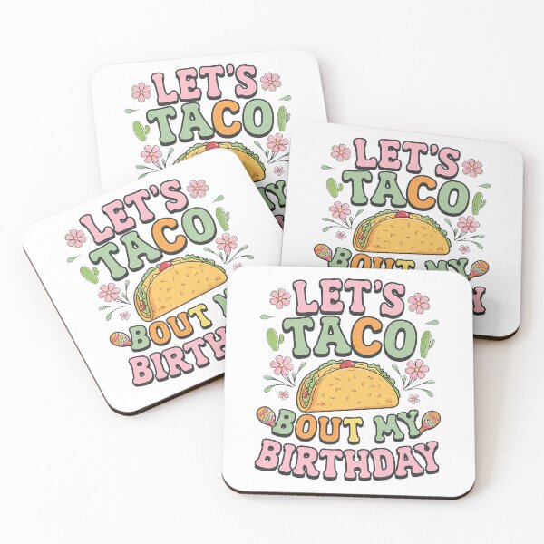 Item preview, Mexican Party Cinco de Mayo Let's Taco Bout My Birthday designed and sold by KonopikaaArt.