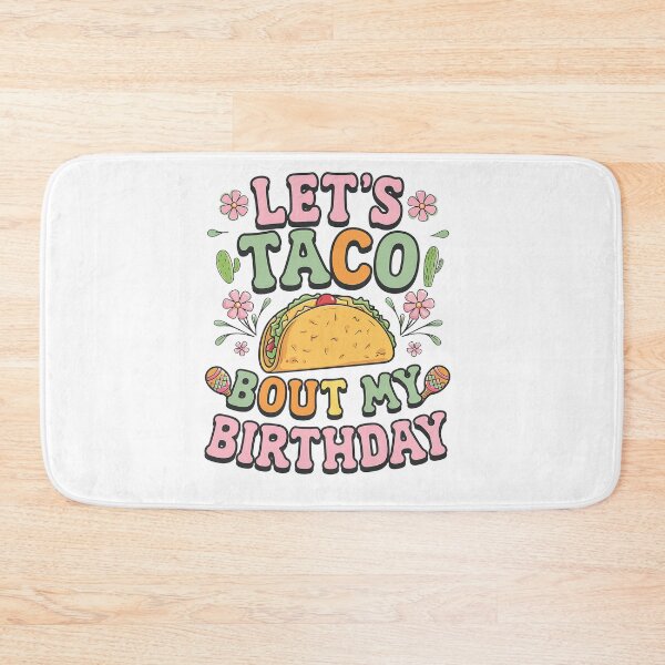 Item preview, Mexican Party Cinco de Mayo Let's Taco Bout My Birthday designed and sold by KonopikaaArt.
