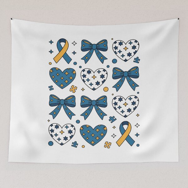 Item preview, Down Syndrome Coquette Bow Support Word Down Syndrome Day designed and sold by KonopikaaArt.