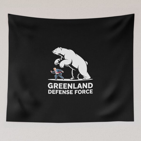 Item preview, Greenland defense force funny political designed and sold by SheriPeroni.
