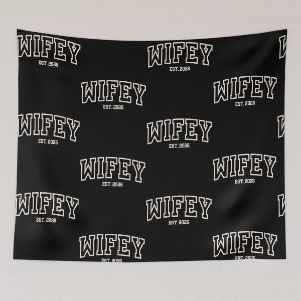 Item preview, Wifey Est 2026 Mr Mrs Just Married Honeymoon Wedding Party designed and sold by pansak.