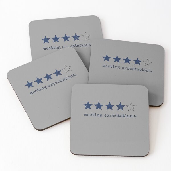 Item preview, Meeting Expectations Ironic Rating Scale Funny designed and sold by HMUQ_VIBE.
