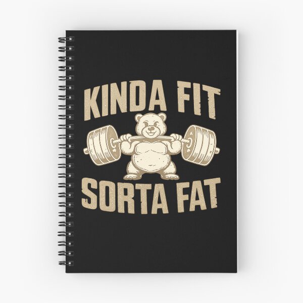 Item preview, Kinda Fit Sorta Fat Bear Gym Humor designed and sold by getpressedshirt.