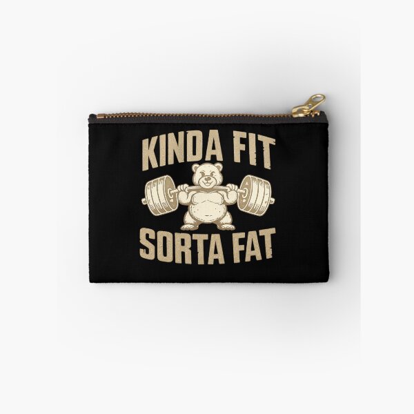 Item preview, Kinda Fit Sorta Fat Bear Gym Humor designed and sold by getpressedshirt.