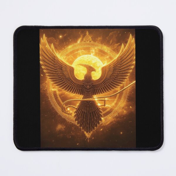 Item preview, The winged sun and the phoenix designed and sold by whatthefoxsays.