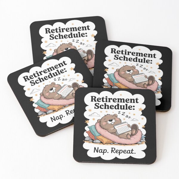 Item preview, Retirement Schedule Capybara Nap Repeat Funny Retire designed and sold by Tatianamiobi.
