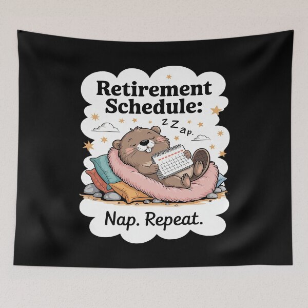 Item preview, Retirement Schedule Capybara Nap Repeat Funny Retire designed and sold by Tatianamiobi.
