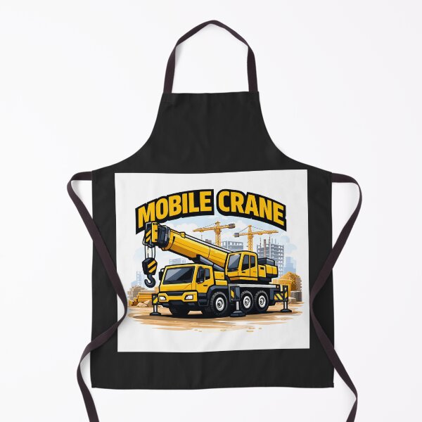 Item preview, Construction Vehicles - Mobile Crane Vintage Retro Design designed and sold by VintageImageInc.