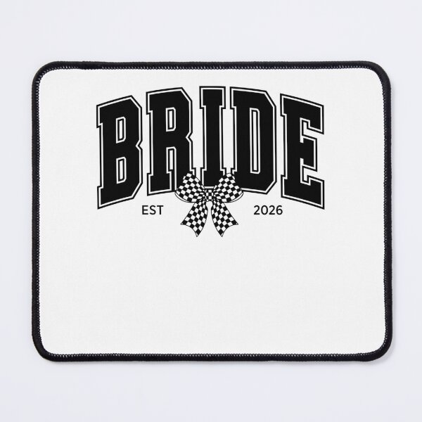 Item preview, Bride Est 2026 Coquette Bow Checker Bachelorette Party designed and sold by pansak.