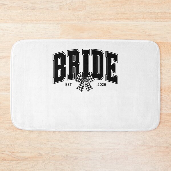 Item preview, Bride Est 2026 Coquette Bow Checker Bachelorette Party designed and sold by pansak.