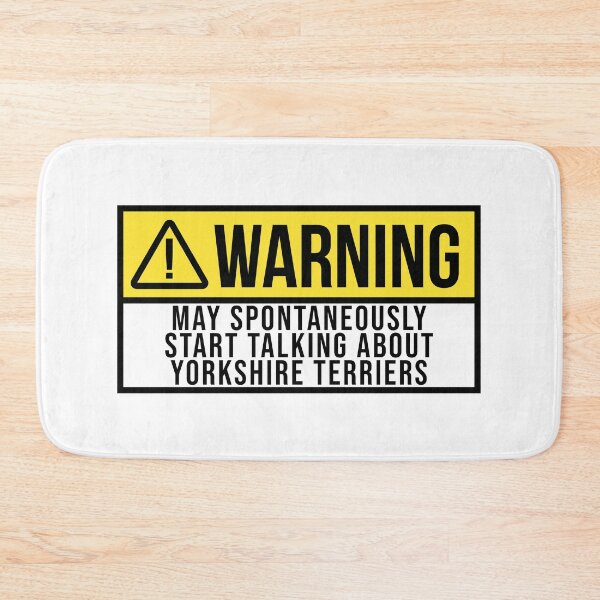 Artikelvorschau, Warnung vor Yorkshire Terriern entworfen und verkauft von XCIV.