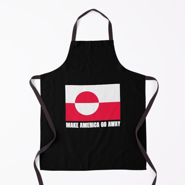 Item preview, Make America go Away Flag of Greenland designed and sold by SheriPeroni.