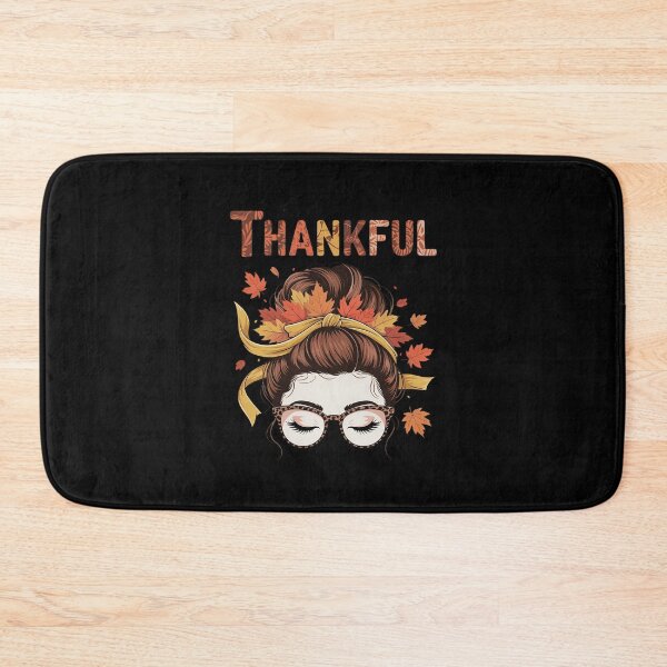 Item preview, One Thankful Realtor Messy Bun Fall Thanksgiving Real Estate designed and sold by MythWoot.