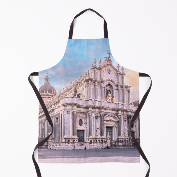 Item preview, Catania Cathedral at Sunset - Sicilian Baroque Architecture designed and sold by mitzobs.