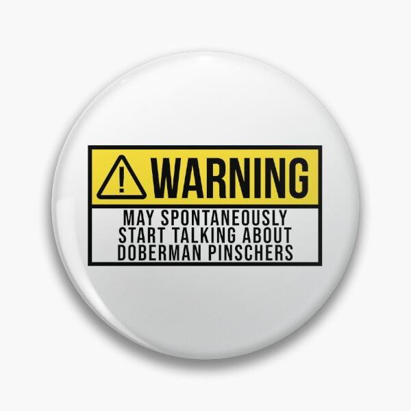 Item preview, Doberman Dog Warning designed and sold by XCIV.