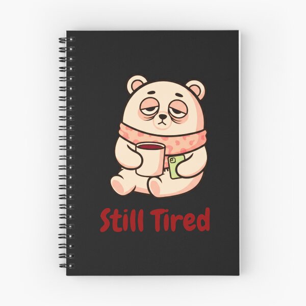 Item preview, Still Tired Coffee Mood Illustration for Everyday Exhaustion designed and sold by AdicretorDesign.