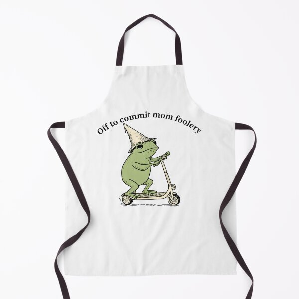 Item preview, Off To Commit Mom Foolery Funny Frog Scooter Mom Humor designed and sold by pansak.