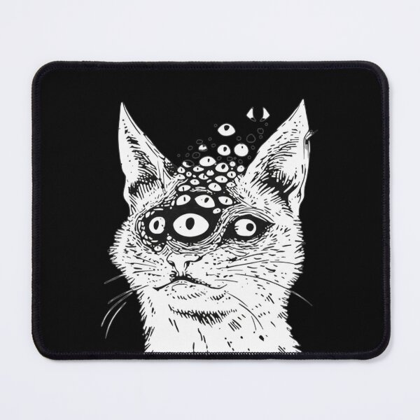 Item preview, Weirdcore Cat, Grunge Harakuju Creepy Horror Goth Cat, Trippy, Gothic, Dark Aesthetic, Crust Punk Grunge designed and sold by toongstudio.