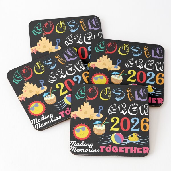 Item preview, Cousin Crew 2026 – Making Memories Together Family Trip Design designed and sold by PixelWaveBD.