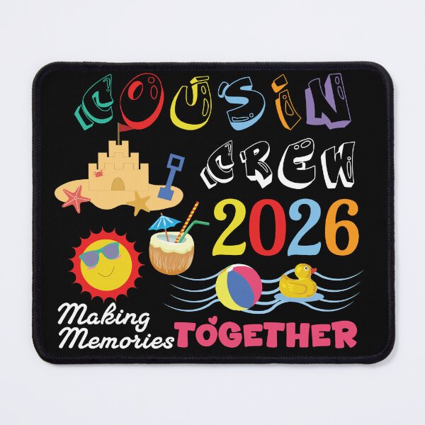 Item preview, Cousin Crew 2026 – Making Memories Together Family Trip Design designed and sold by PixelWaveBD.