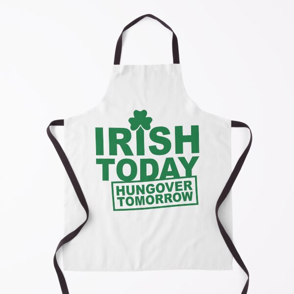Item preview, Irish Today Hungover Tomorrow Shamrock Clover Saint Patrick's Day designed and sold by pansak.