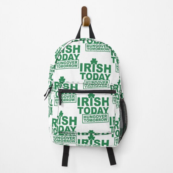 Item preview, Irish Today Hungover Tomorrow Shamrock Clover Saint Patrick's Day designed and sold by pansak.