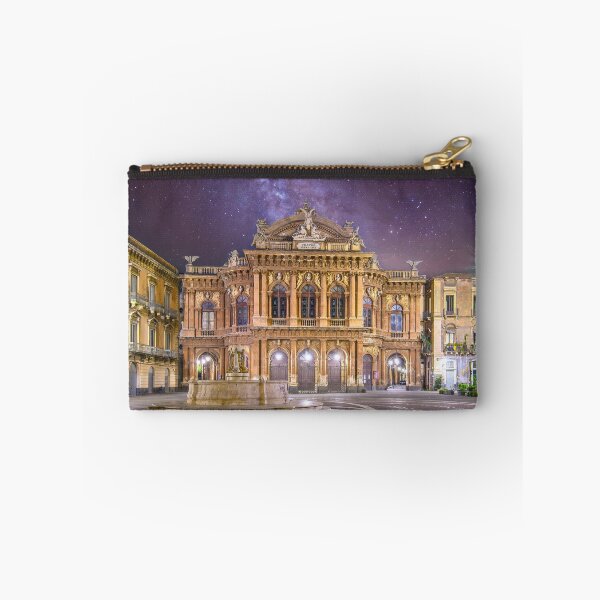 Item preview, Teatro Massimo Bellini under the Milky Way - Catania Night Art designed and sold by mitzobs.