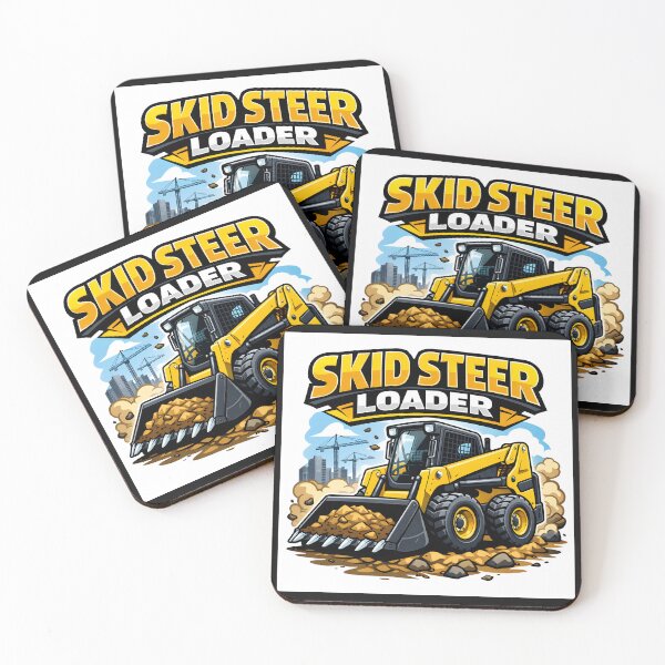 Item preview, Construction Vehicles - Skid Steer Loader Vintage Retro Design designed and sold by VintageImageInc.